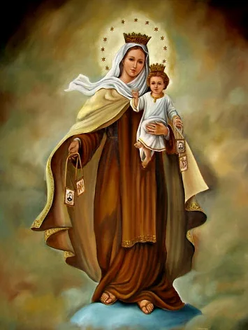 Escapulario de la Virgen del Carmen